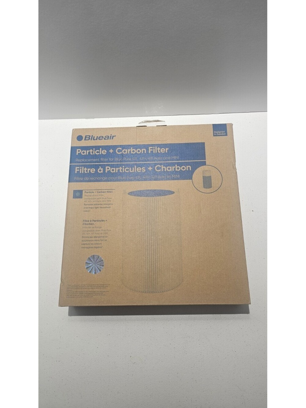 Blueair Particle + Carbon Filter Blue Pure 411 411+ Auto MINI OEM Open Box
